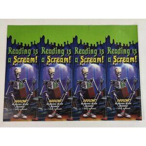 Vtg Lot (4)1990s Goosebumps Door Knob Hangers Goosebumps R.L Stone -New